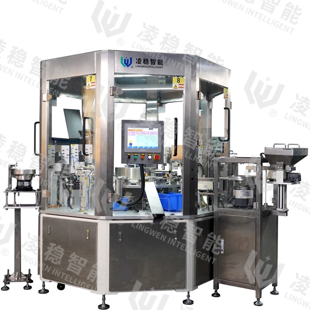 Fully automatic assembly machine for medical O ring infusion connector