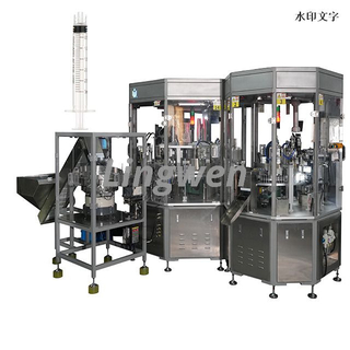 Lingwen Medical Device Luer Lock Plastic Syringe Assembly Machine