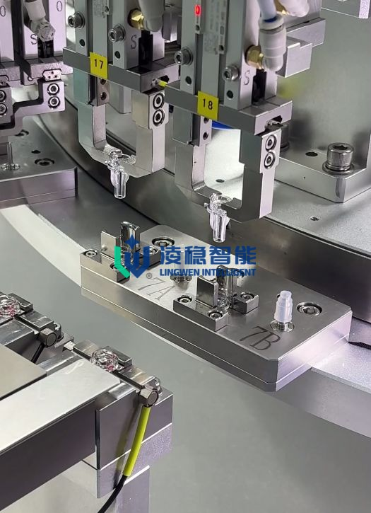 Negative Needle Free Connector Machine